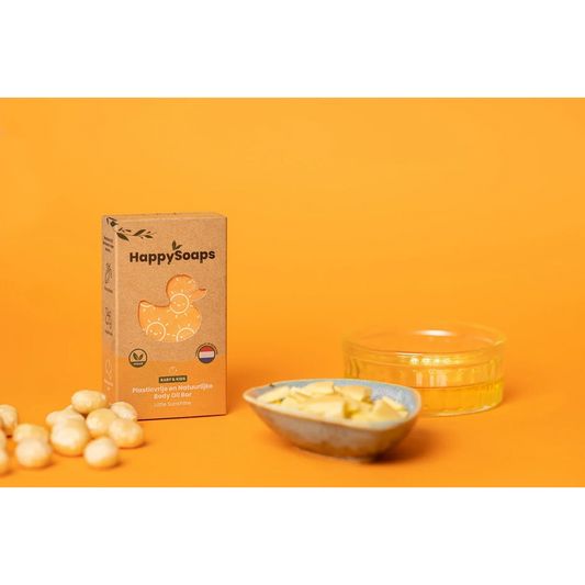HappySoaps - Baby & Kids Body Oil Bar - Little Sunshine