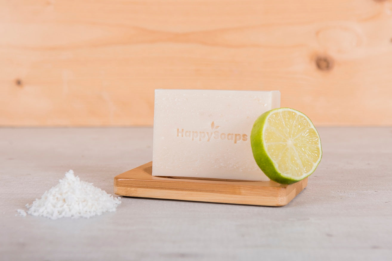 HappySoaps - Body wash bar - Kokosnoot en Limoen