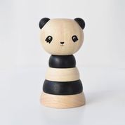 Wee Gallery - Wooden Stacker - Panda