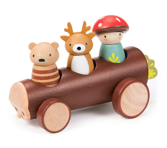 Tender Leaf Toys - Taxi bosdieren
