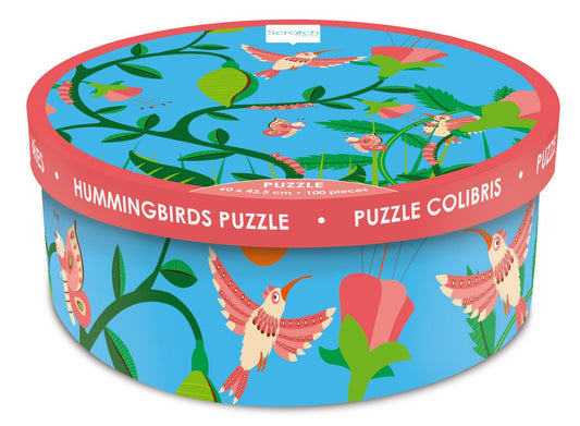 Scratch - Puzzel 100 stukjes - Kolibries
