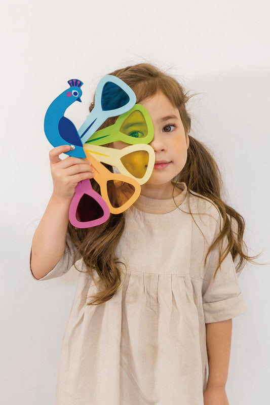 Tender Leaf Toys - Pauwen kleuren waaier
