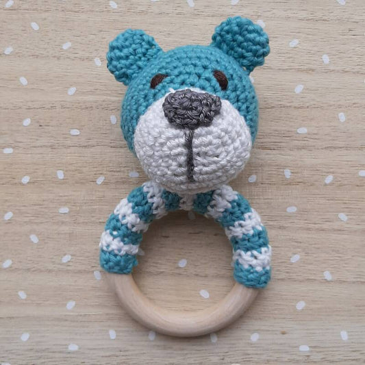 Muizenkindjes - Berenbijtring turquoise