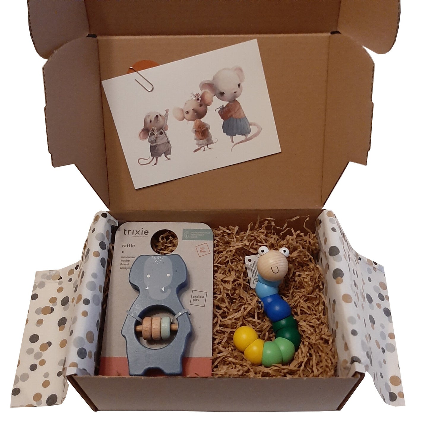 Muizenkindjes - Cadeaupakket - Kleintje - Blauw