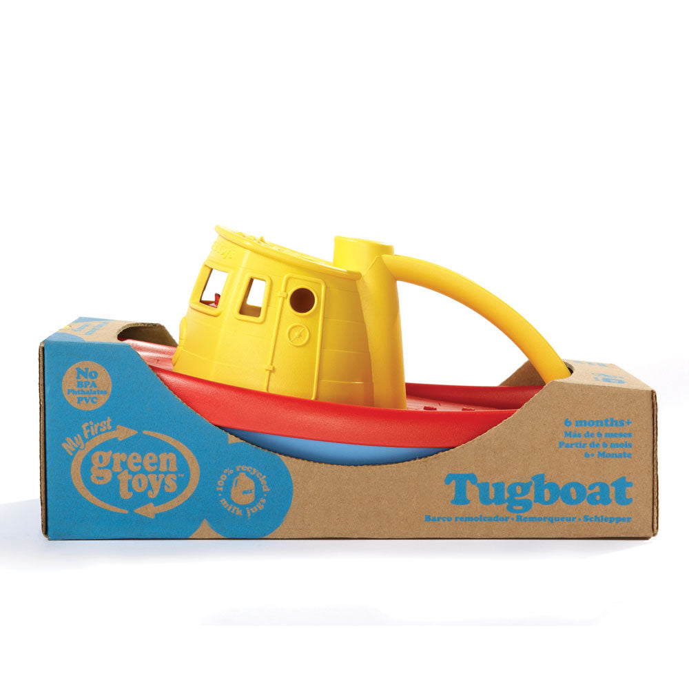 Green Toys - Tugboat Yellow Handle