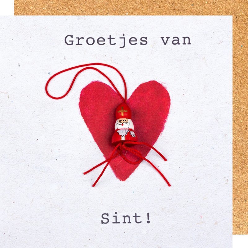 Sidedish - Wenskaart groetjes van Sint