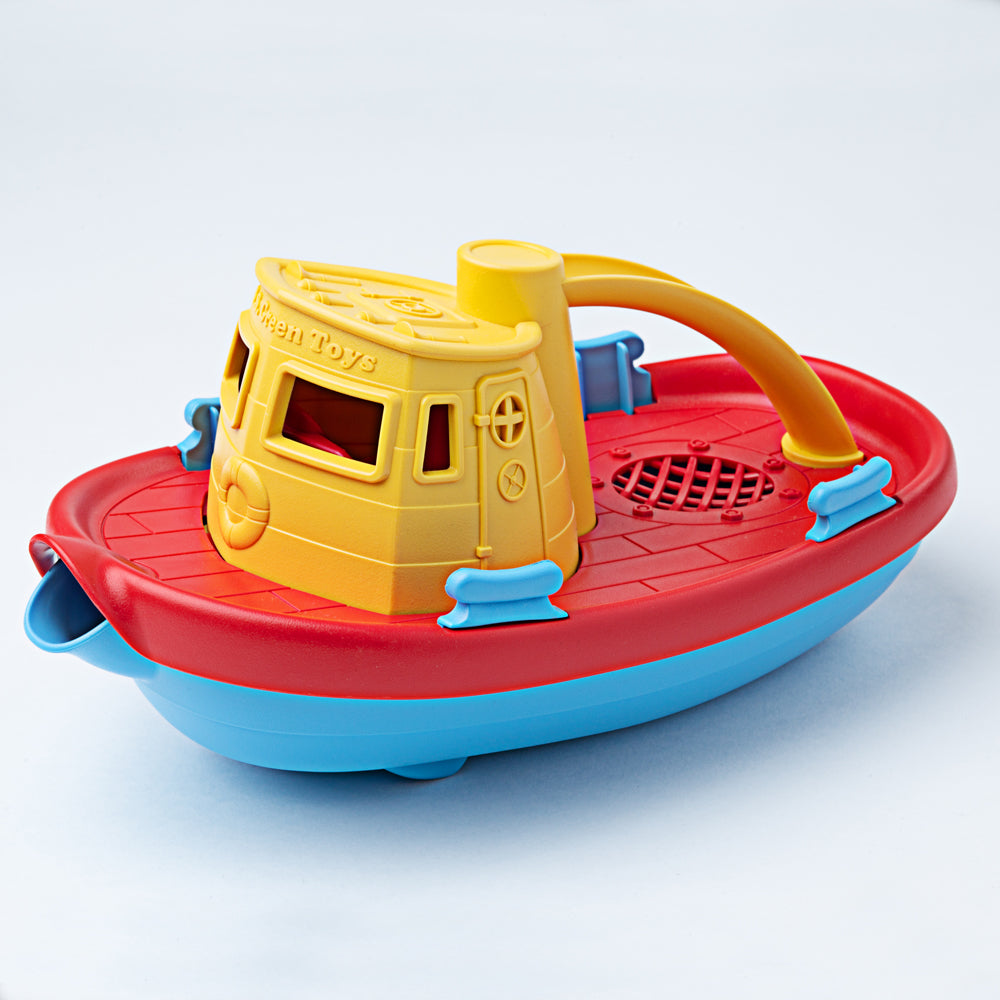 Green Toys - Tugboat Yellow Handle