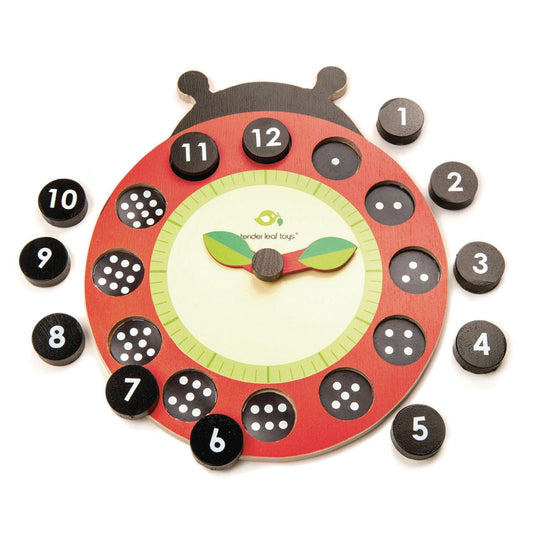 Tender Leaf Toys - Ladybug Teaching Clock