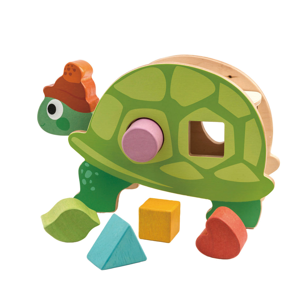 Tender Leaf Toys - Tortoise Shape Sorter