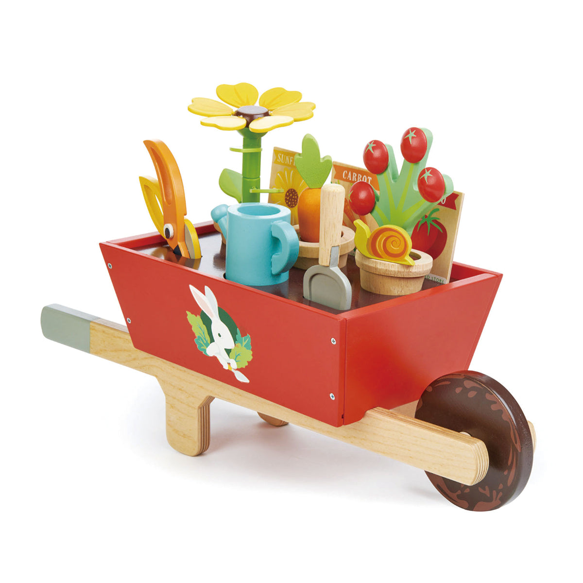 Tender Leaf Toys - Garden wheel barrow set
