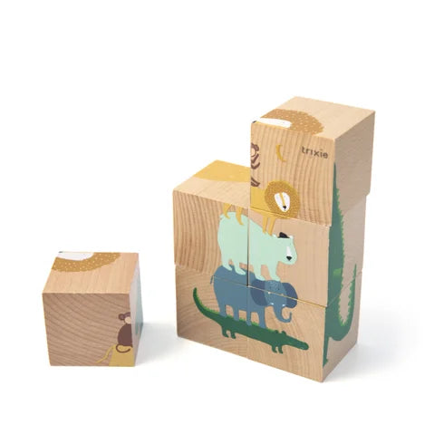 TWEEDEKANS - Trixie -  Wooden puzzle blocks