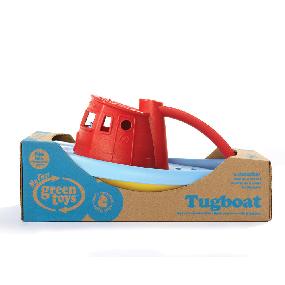 Green Toys - Tugboat Red Handle