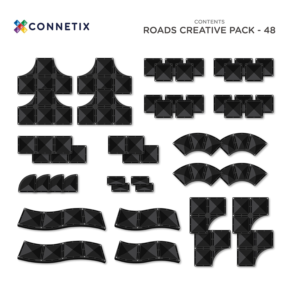 Connetix - Creative Roads 48stuks