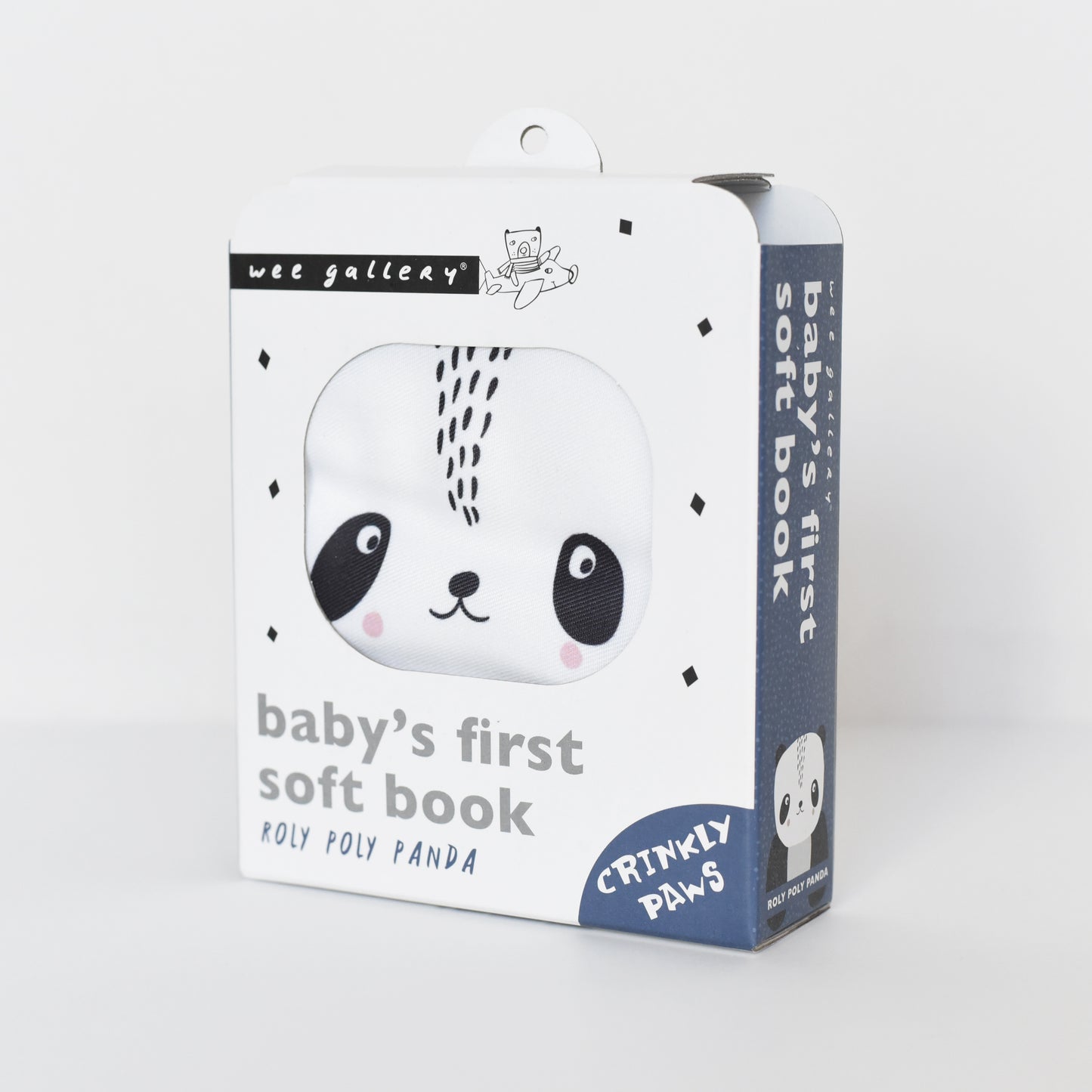 Wee Gallery -  Soft Book - Roly Poly Panda