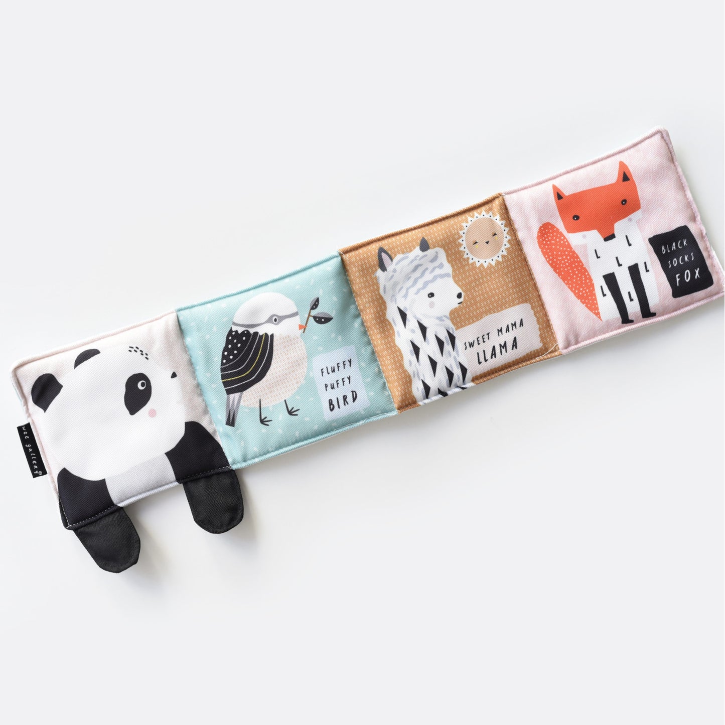 Wee Gallery -  Soft Book - Roly Poly Panda