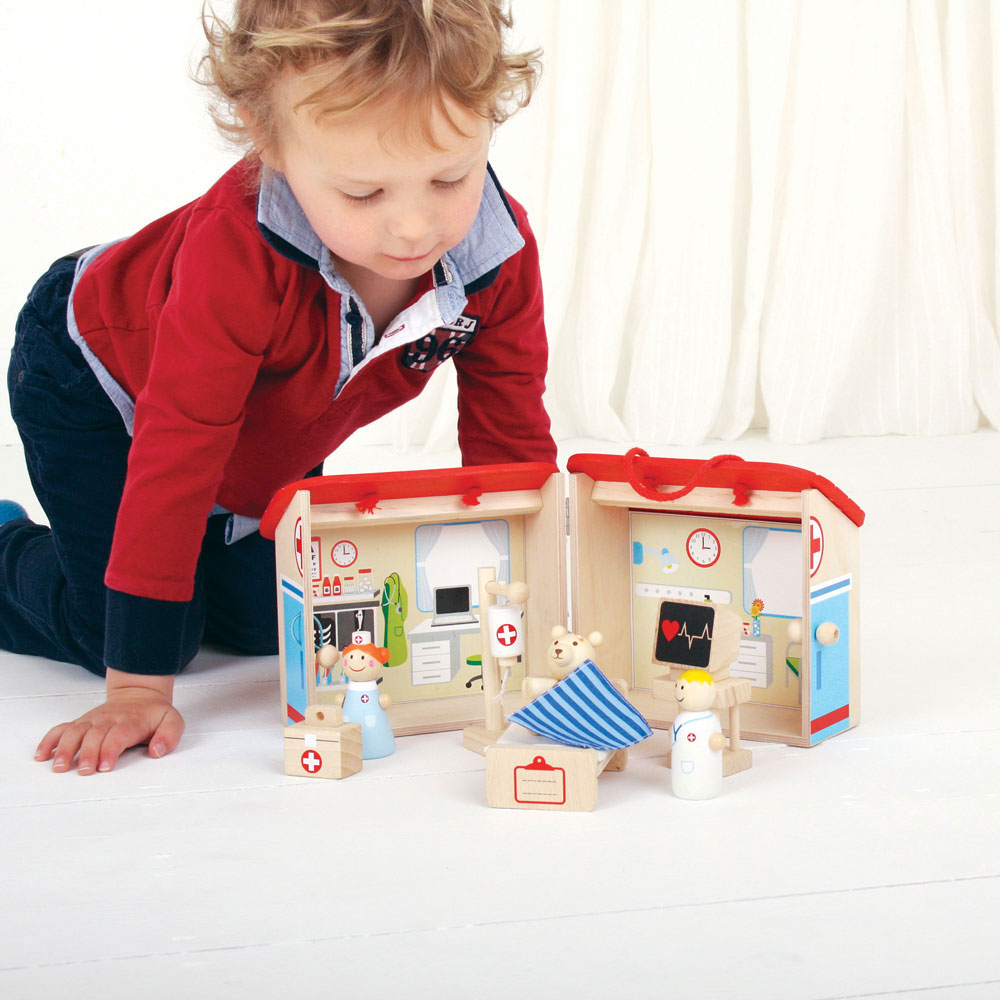 Bigjigs - Hospital Mini Playset