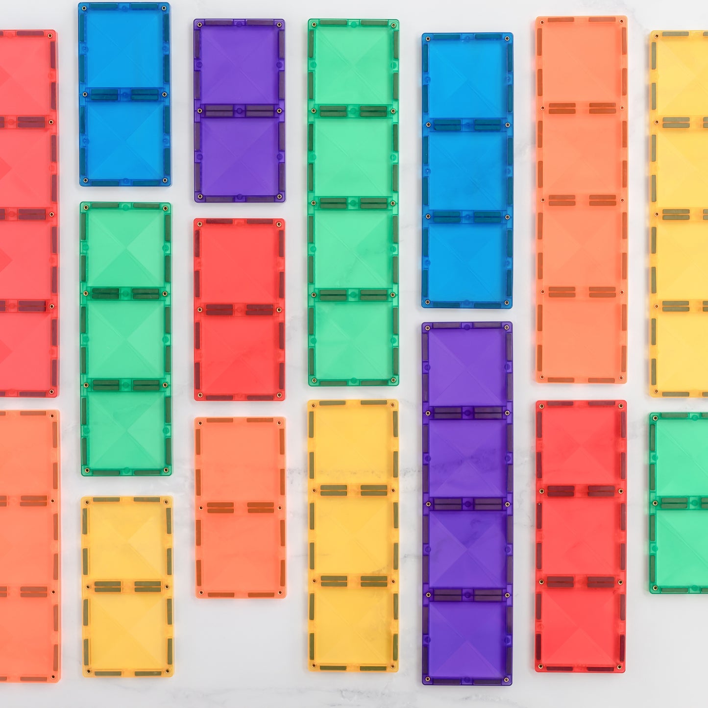 Connetix - Rainbow Rectangle Pack 18 delig