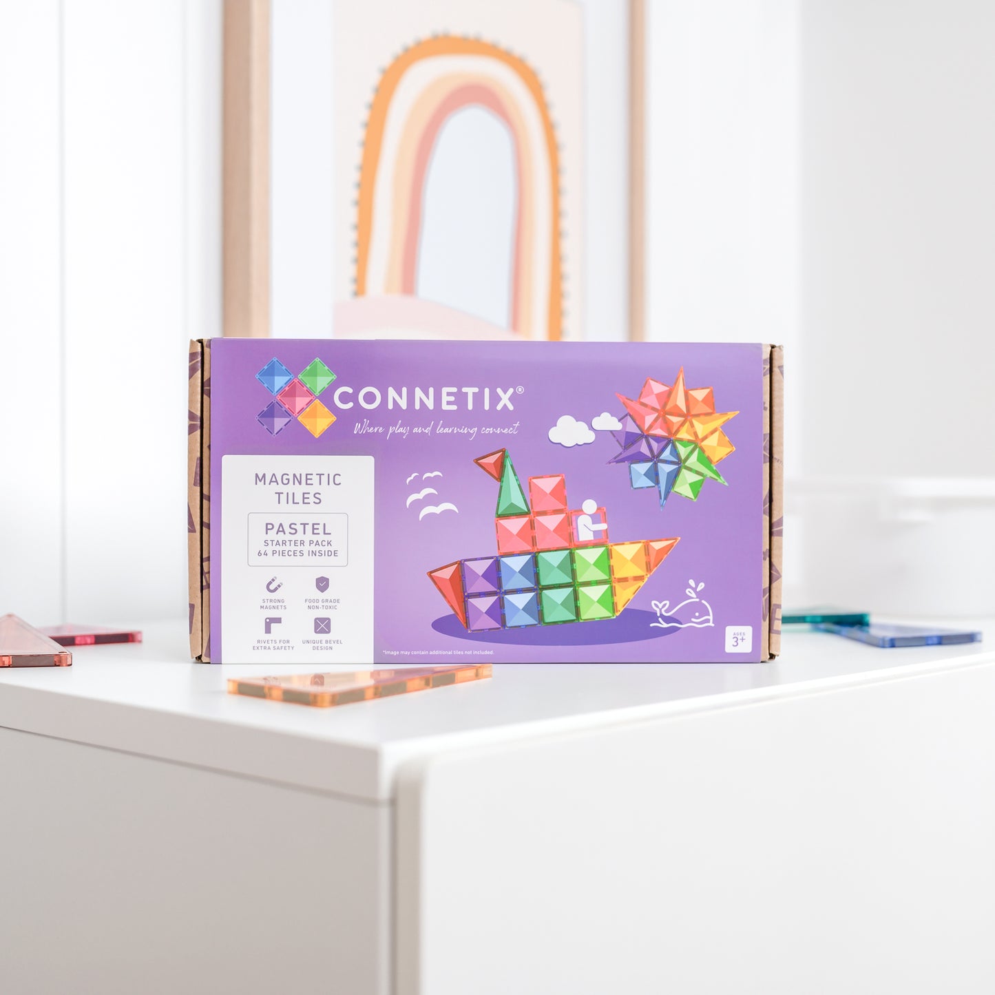 Connetix - Pastel Starter Pack 64 delig