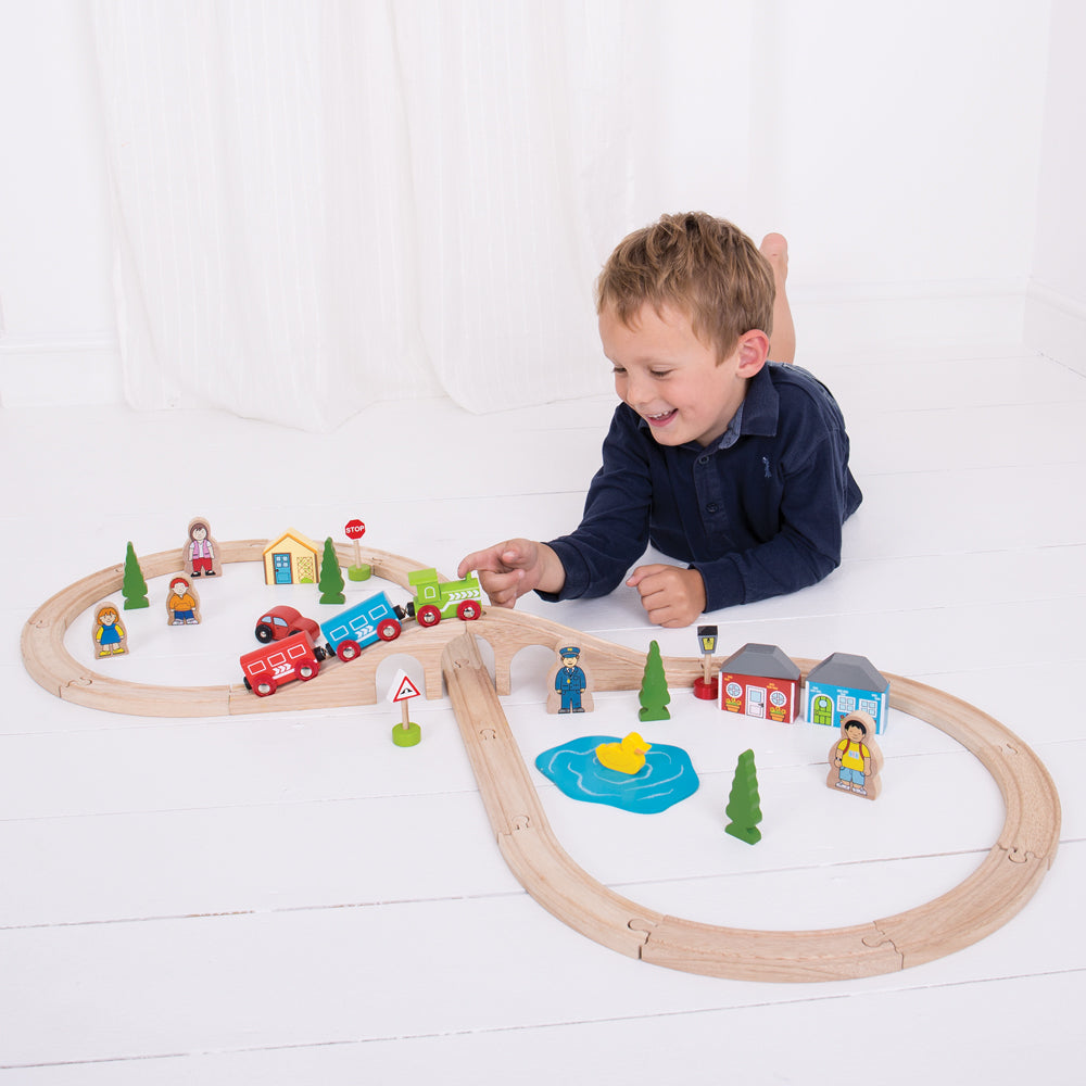 TWEEDEKANS - Bigjigs Rail - Figure of Eight Train Set