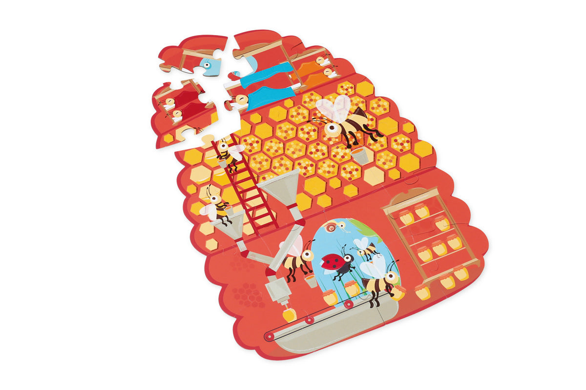 Scratch - Puzzel 2 Zijdig - Bijen