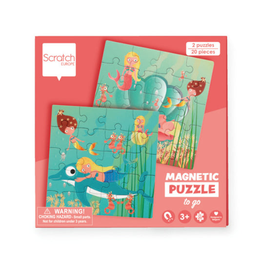 Scratch - Magnetisch Puzzelboek To Go - Zeemeermin