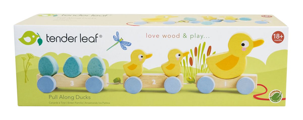 Tender Leaf Toys - Trekfiguur eendjes