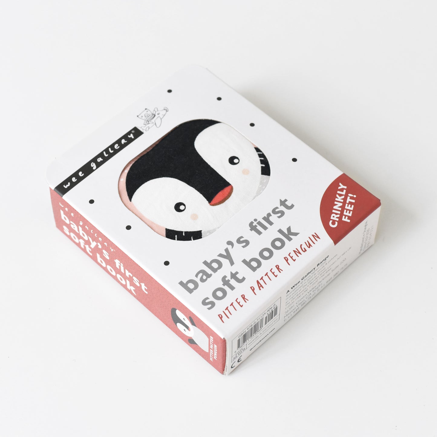 Wee Gallery - Soft book - Pitter Pater Penguin